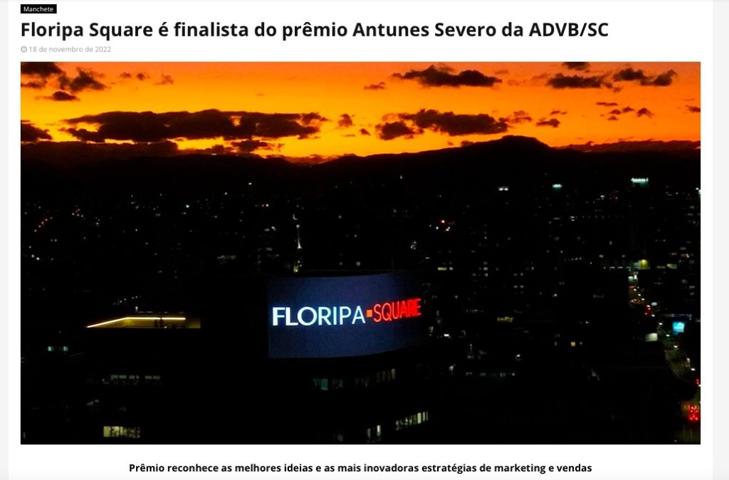 Prêmio Antunes Severo da ADVB/SC