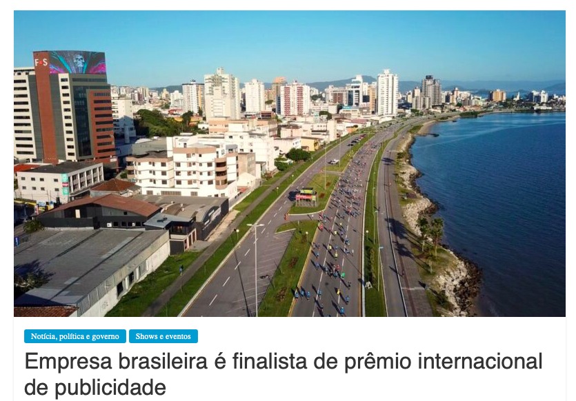 Empresa brasileira é finalista de prêmio