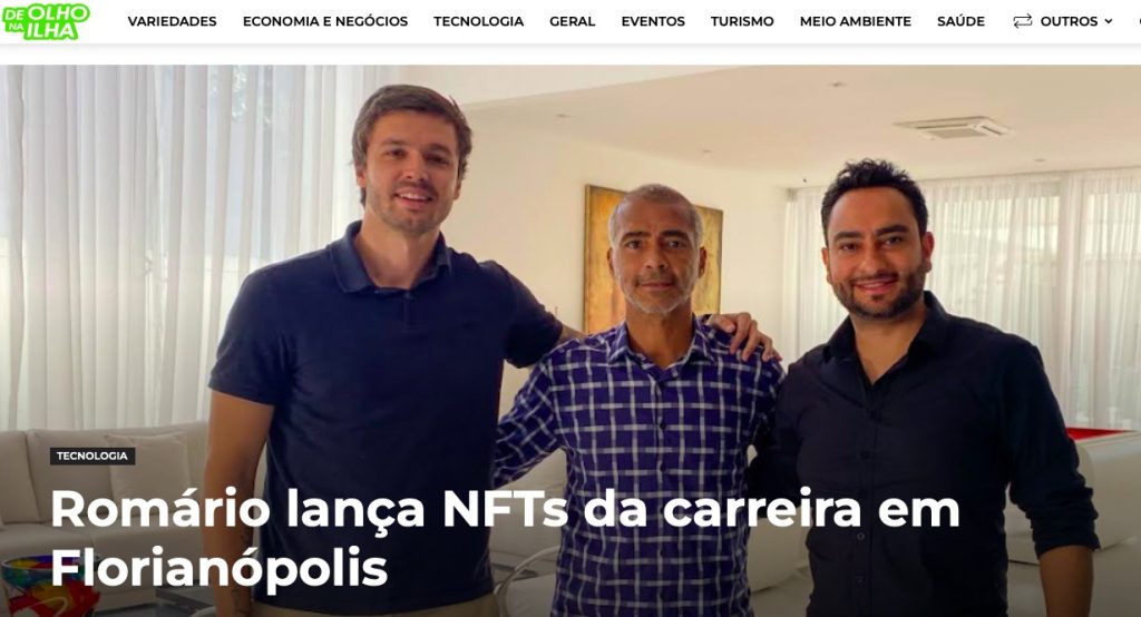Romário lança NFTs da carreira